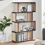 Kings Brand Furniture 4-TIER Display Shelf Bookcase Shelving Unit Oak/black. Fixed Price $69.99.