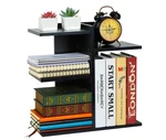 Pag Wood Desktop Small Bookshelf Organizer Display Rack Black. Fixed Price $39.08.