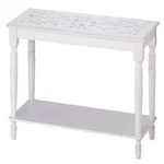 Accent Plus Carved-top Table 35X14X29. Fixed Price $175.69.