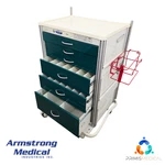 Armstrong Medical A-smart Prox 6-DRAWER Medication Cart W/ Dividers No Key. Fixed Price $425.00.