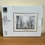 Umbra Prisma Floating Photo Frame 5X7 Gold Geometric Display New!. Fixed Price $19.00.
