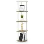 Furinno Turnntube Corner 5TIER Bookshelf, Open Storage Shelves,.... Fixed Price $49.19.