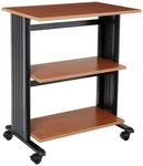 Safco Muv Mobile Machine Cart Medium Oak. Fixed Price $296.95.