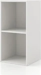Homes Inside Out Apexa 2-CUBE Storage Organizer Shelves Stackable Wood Bookcase. Fixed Price $35.57.