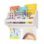 Riverridge Kids Wall Mount Bookshelf With 2 Art Display Bars - Floating. Fixed Price $31.57.
