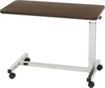 Drive Medical Low Height Overbed Table, Walnut. Fixed Price $159.00.