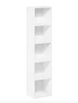 Furinno Bookcase 52.1 In. White 5-SHELF Standard Carb-grade Composite Wood Frame. Fixed Price $72.44.