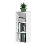 Furinno Luder Bookcase Storage 3-TIER 11003WH White Scratch & Dent. Fixed Price $43.09.