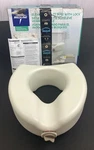 Medline MDS80314 Adjustable Elevated Raised Toilet Seat With Lock. Fixed Price $13.99.