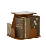 Rotating Shelf For Desk, Revolving Bookcase With 4 Compartments, Small S.... Fixed Price $92.77.