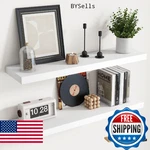 Floating Shelves For Wall With Invisible Brackets, Mounted Engineered Wood. Fixed Price $55.99.