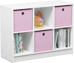 Basic Shelf, 6-CUBE With Open 3 X 2 Bookcase Storage. Fixed Price $68.81.