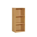 Hodedah Bookcase Beech Finished Vertical Engineered Wood Closed Back 3-SHELVES. Fixed Price $98.24.