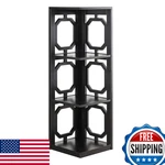 Convenience Concepts Omega 3 Tier Corner Bookcase Black. Fixed Price $110.34.