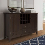 Wyndenhall Freemont Solid Wood 54 Inch Wide Transitional Sideboard Buffet.... Fixed Price $692.51.