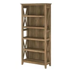 Key West Tall 5 Shelf Bookcase Reclaimed Pine - Engineered Wood. Fixed Price $266.09.