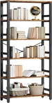Bookshelf, 31.5IN Wide 6 Tier Bookcase, 110LBS/SHELF Vintage Industrial. Fixed Price $222.99.