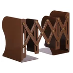 Patikil Adjustable Bookend, Metal For Shelves Heavy Books Brown. Fixed Price $28.61.