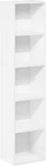 Furinno Luder Bookcase / Storage, 5-TIER Cube, White. Fixed Price $75.68.