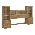 Coaster Westpark 3-PIECE Wood Queen Bedroom Set Bookcase Headboard In Brown. Fixed Price $645.11.
