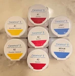 CERAMCO3 Porcelain 1 Oz. All Shades. Fixed Price $27.00.
