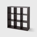 9 Cube Organizer Black Oak - Brightroom Not For Shipping,local Pickup Only. Fixed Price $80.00.