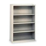 Tennsco B-53LG 4-SHELF Stationary Bookcase, 52"X34-1/2" Light Gray. Fixed Price $508.99.
