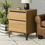 Brand New Walker Edison Modern Wood Rectangle Side End Table English Oak OS119. Fixed Price $64.99.