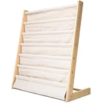 Morimoe Sling Bookshelf Kids Rack Storage Natural Beige W75CM. Fixed Price $65.22.