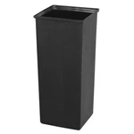 Safco 21 Gal Square Heavy Duty Can, Black, Plastic, 13 In 9668. Fixed Price $114.36.