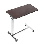 Drive Medical 13003 Non Tilt Top Overbed Table With Wheels, Chrome. Fixed Price $138.86.