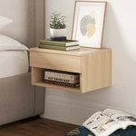 Nathan James Jackson Floating Wall Nightstand With Drawer Open Shelf Light Oak. Fixed Price $86.12.