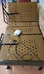 Full Electric Bariatric Bed 42". List Price $1,849 Side Rails By Drive 15021 Bv. Fixed Price $1190.00.