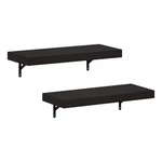 Furinno Tanna 22-INCH Wall Mounted Floating Display Shelves Tobacco Set Of. Fixed Price $47.80.