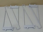 20 Rubbermaid Configuration Shoe Shelf Support Brackets White Fasttrack Closet. Fixed Price $119.99.
