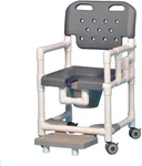 Elite Shower Chair Commode With Slideout Footrest And Left Drop Arm Ipu.... Fixed Price $477.73.