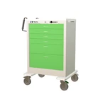 Waterloo 6-DRAWER Steel Bedside/slim Med Jr Cart. Fixed Price $1995.00.