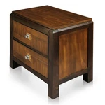 Furniture Of America Delia Transitional Wood 2-DRAWER Nightstand In Walnut. Fixed Price $315.99.