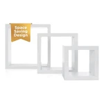 Kiera Grace Cubbi Floating Shelves, Modern Wall-mounted Square For Be.... Fixed Price $44.70.