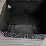 Thirty One 31 Your Way Display Bin Black Dot Fold Flat Storage Retail Office. Fixed Price $11.00.