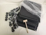 Tomcare Storage 6-CUBE Closet Organizer Shelves Cubes, (black) New. Fixed Price $31.53.