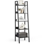 Vasagle Tier Shelf Ladder Bookcas Storage Stand ULLS109B56 - Black. Fixed Price $47.94.