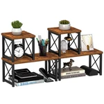 Honiter 2 Sets Shelf, Desktop Organizer Tier Independent Stacka.... Fixed Price $62.90.