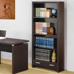 Coaster Skylar 4-SHELF Wood Bookcase With Storage Drawer Cappuccino. Fixed Price $254.13.