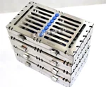 German Dental Autoclave Sterilization Cassette Tray Instrument 7.25X4.75X1.25". Fixed Price $91.07.