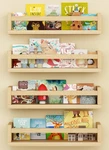 Onlysky Set Of 4 Wall-mounted Kid's Bookshelf Wood Floating Nursery Shelv. Fixed Price $80.15.