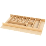 Clikuutory Natural Birch Wood Utensil Drawer Insert Organizer With 12 Compart.... Fixed Price $119.74.