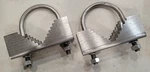 2 Pcs Stainless Steel V-jaw U-bolt Antenna Mast And Pole Clamp Heavy Duty. Fixed Price $12.99.