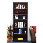 Concepts Wood Single Wide Bookcase, 6 Shelves, Cherry Finish. Fixed Price $325.22.