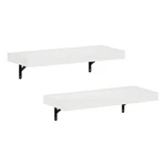 Furinno Tanna 22-INCH Wall Mounted Floating Display Shelves White Set Of. Fixed Price $47.80.